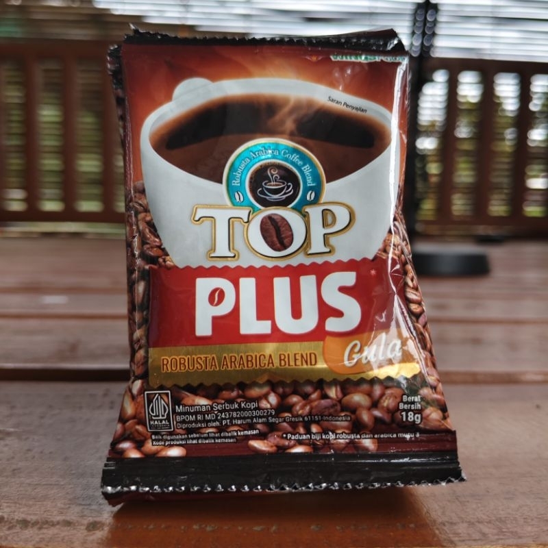 

Top Plus Robusta Arabica Blend Gula 18 g 1 Renceng 10