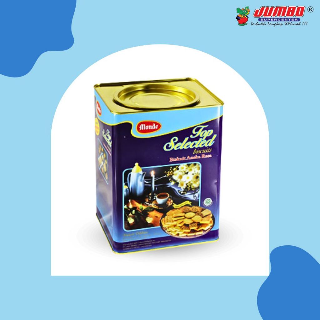 

Monde Top Selected Biscuits Kaleng 1050g - Hampers / Snack