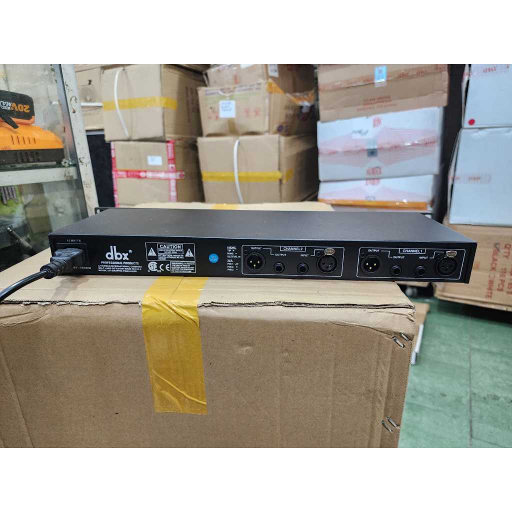 equalizer eq DBX 215 / DBX215 XL – HITAM- stereo 2 x 15 band