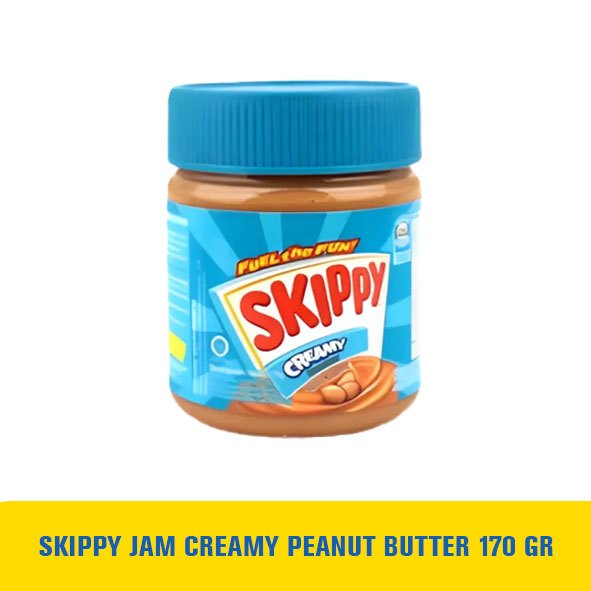 

Ay00! Skippy Jam 170 G.R 340 G.R Selai Rasa Kacang - Creamy Peanut Butter Chunky Peanut Spread