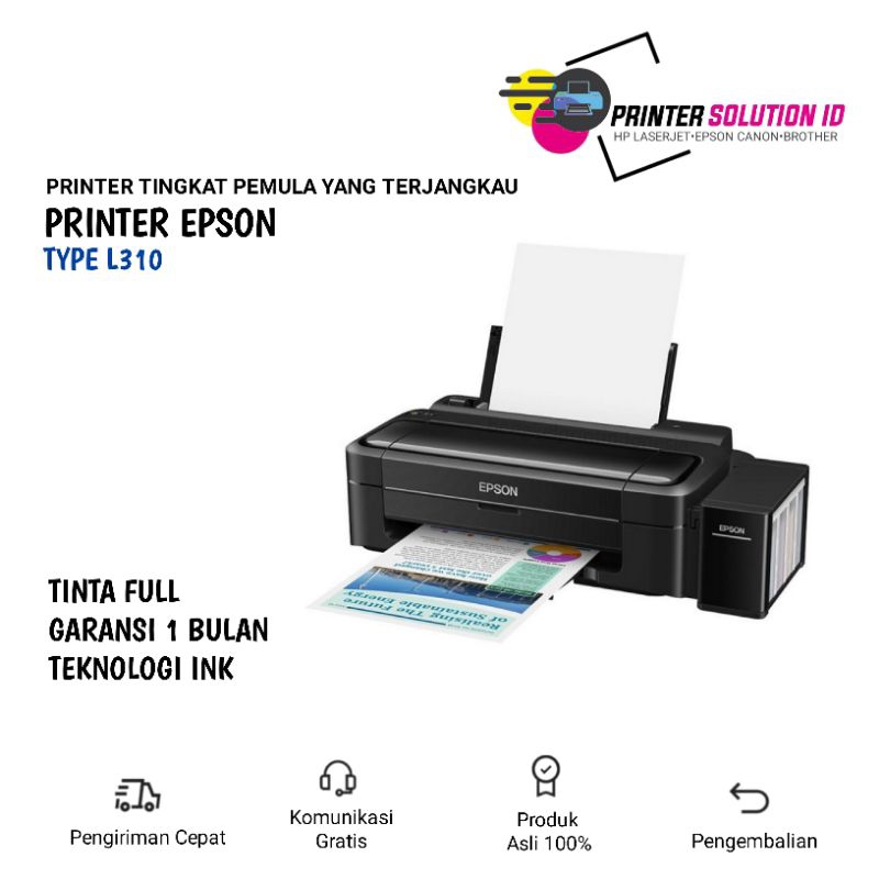 Printer Epson L310 Second siap pakai