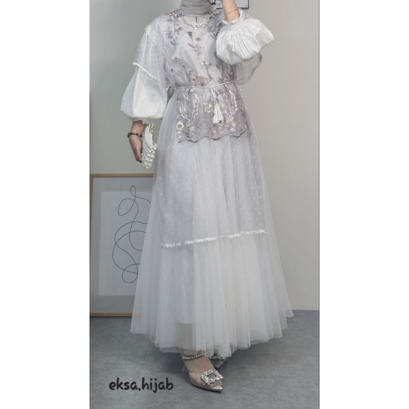 Gardenia Raya Outer (Outer brukat/Outer Tile/ Baju Lebaran/ Baju Kondangan/ Outer Lebaran/ Vest / Ro