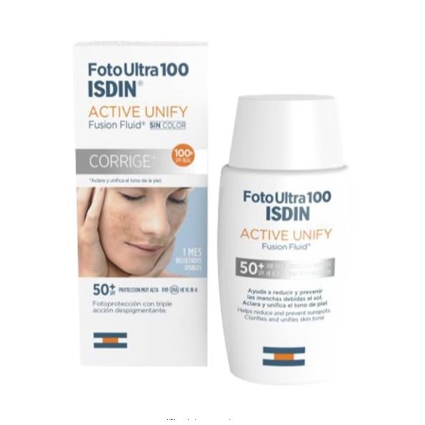 ISDIN Foto Ultra 100 ISDIN Active Unify Fusion Fluid SPF 50+
