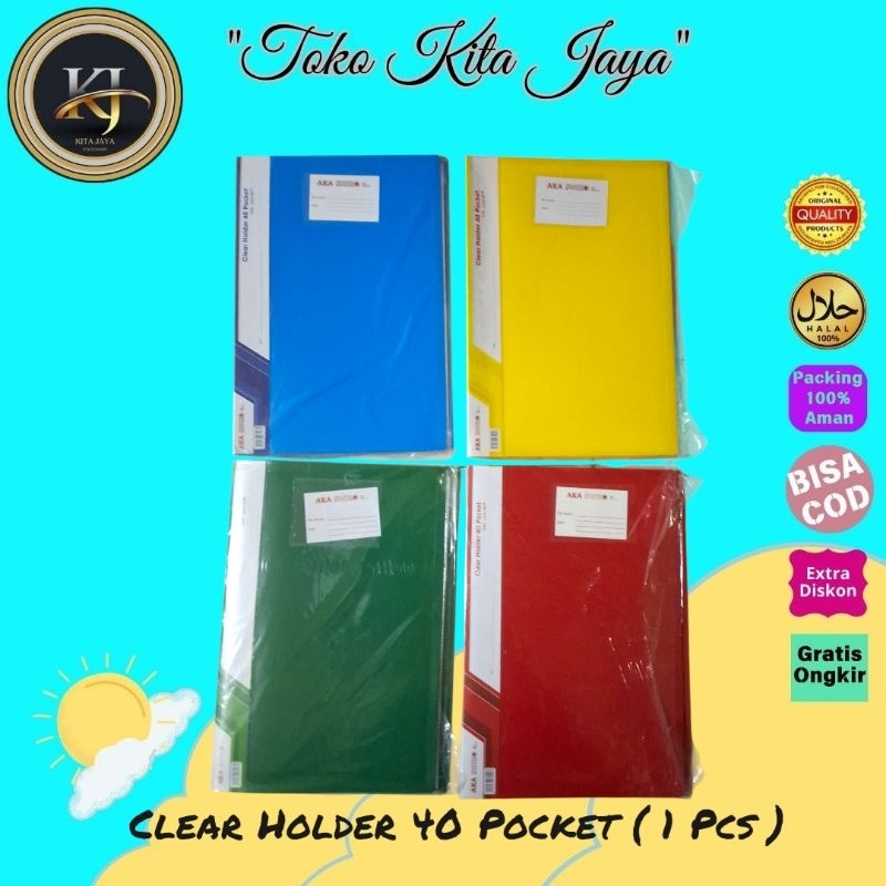 

Clear holder 40 pocket jenia
