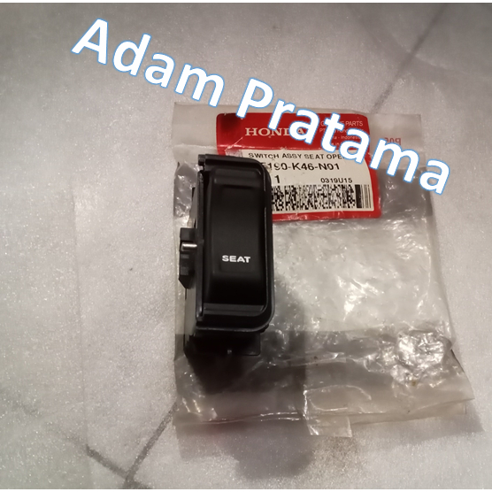 Tombol Pembuka Jok Vario fi 35190-K46-N01 Tombol Kunci Jok Honda Vario Injeksi 110 Ori AHM