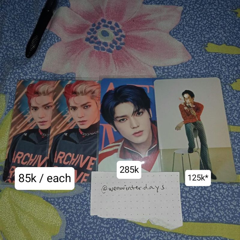PHOTOCARD TEN LUCAS NCT WAYV SUPERM JALOUSE MAGAZINE PC ONLY SHARING OFFICIAL KAI TAEYONG TY TAEMIN 
