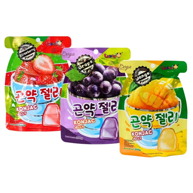 

konjac jelly luvme 200g - konjac jelly blueberry - konjac jelly
