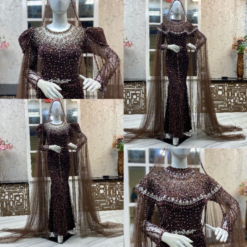 gaun pengantin / gaun pengantin slim / slim dress pengantin