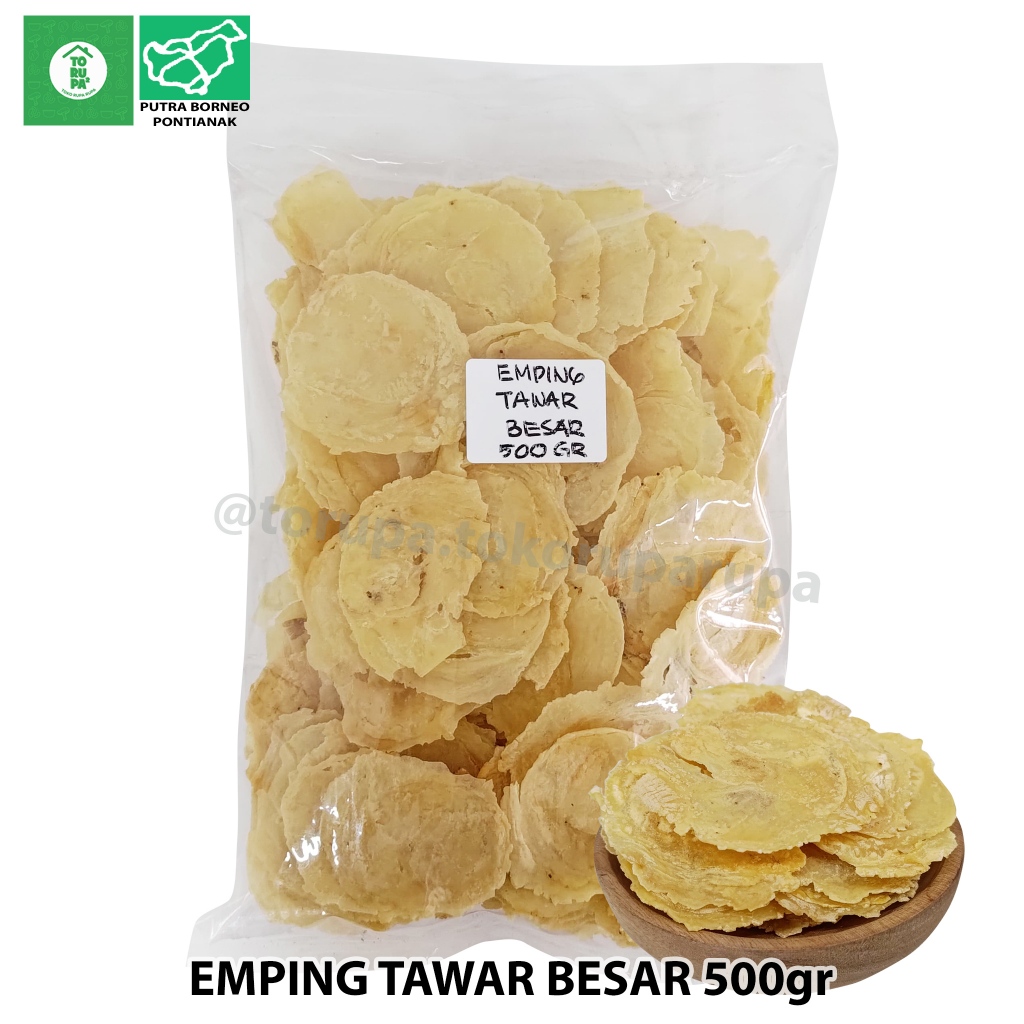 

[Pilihan] Emping Belinjo Tawar Besar Mentah 500gr / Emping Melinjo Tawar / Emping Mentah Besar
