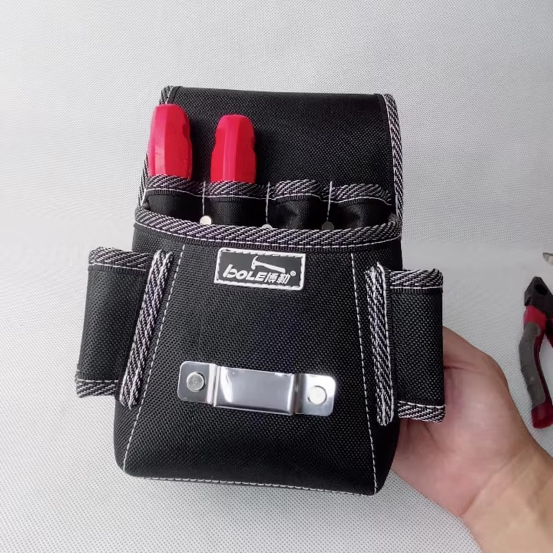 tas penyimpanan alat kapasitas besar>tas pinggang tukang listrik