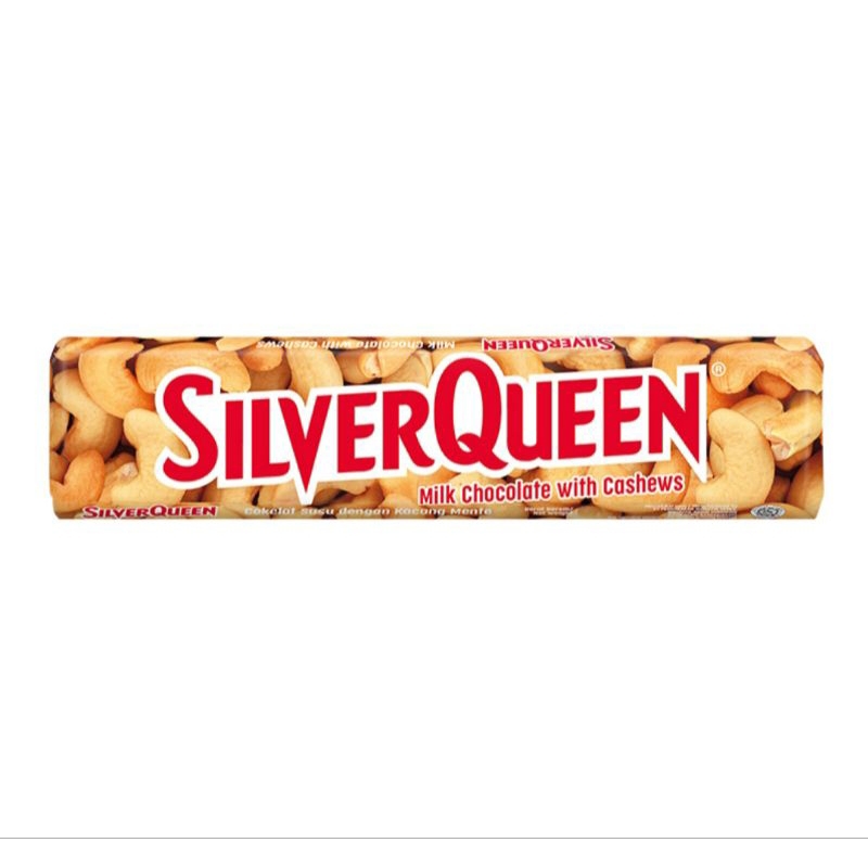 

Silverqueen Coklat susu batang almond /Cashew 58g