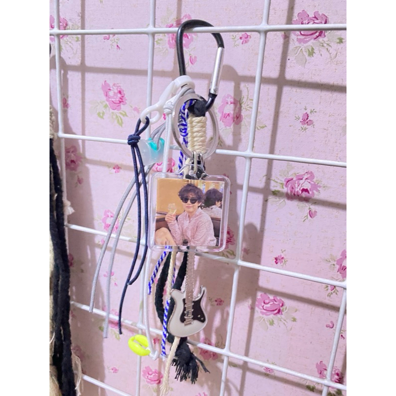 MACRAME KEYCHAIN BAGCHAIN ACRYLIC FRAME GANTUNGAN KUNCI