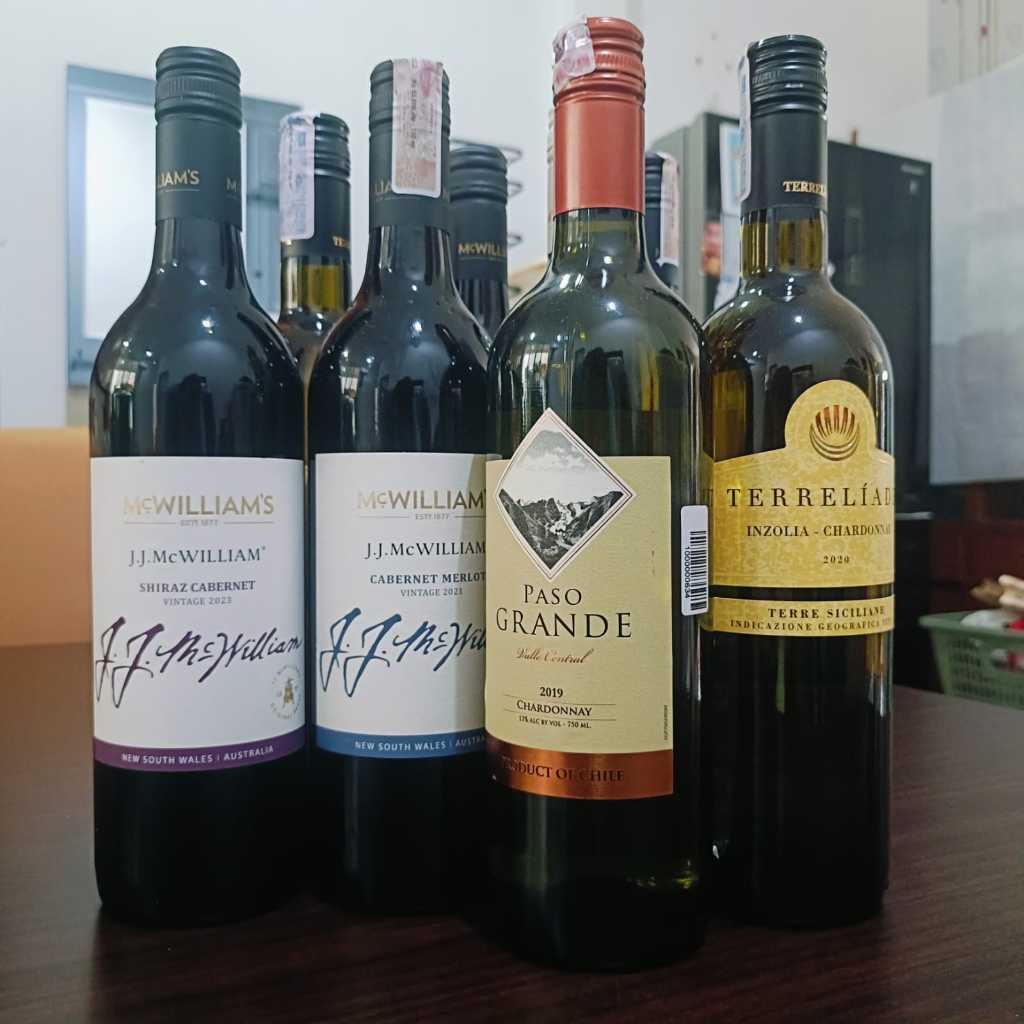 botol wine bekas kosong kulitas bagus