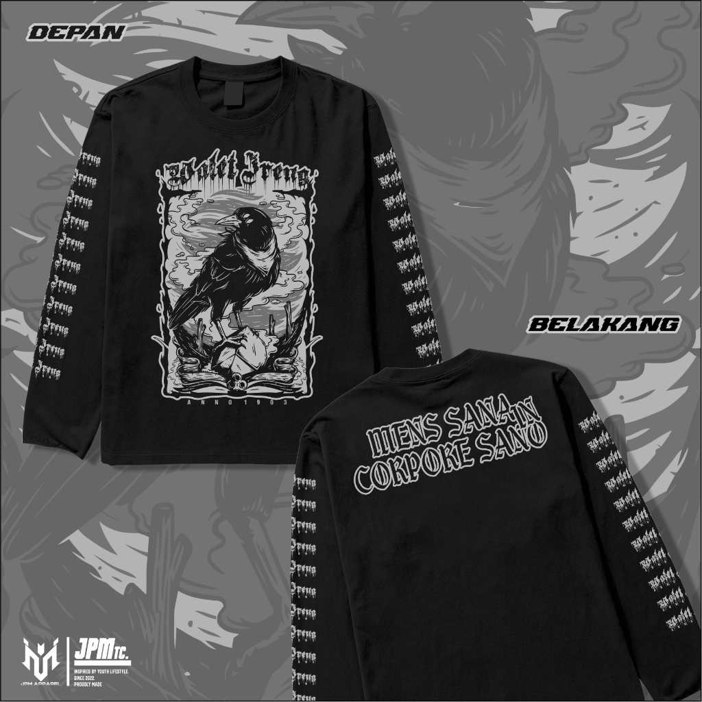 T-Shirt Walet Ireng PSHWTM Winongo Long Slevee