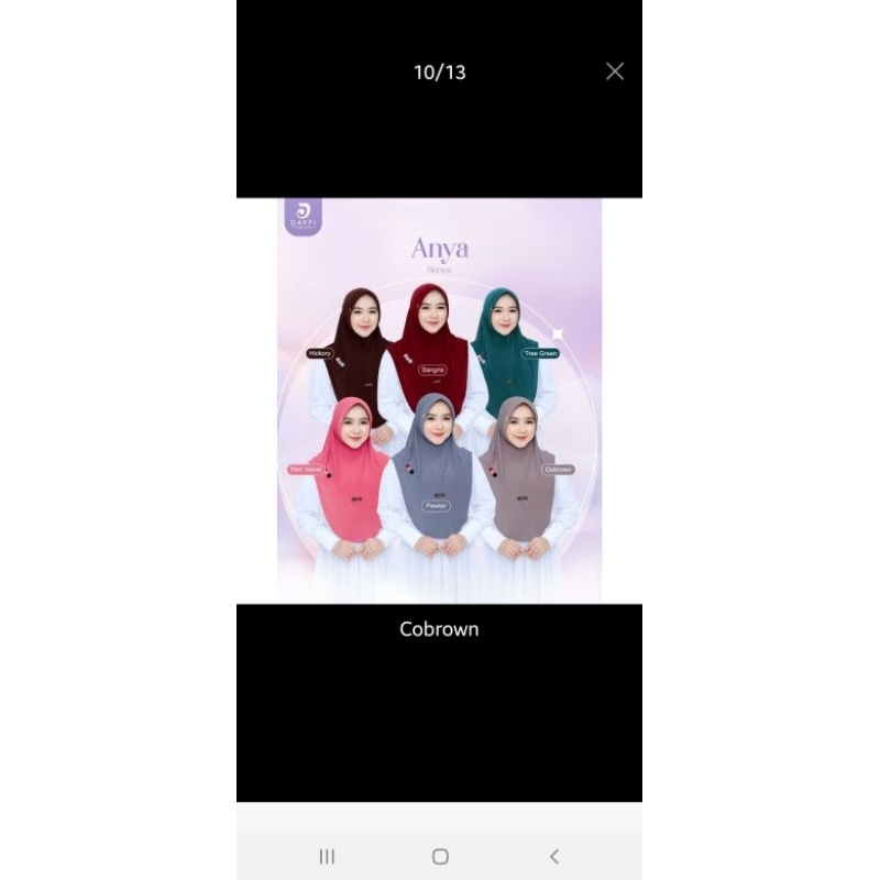 Anya dafi hijab