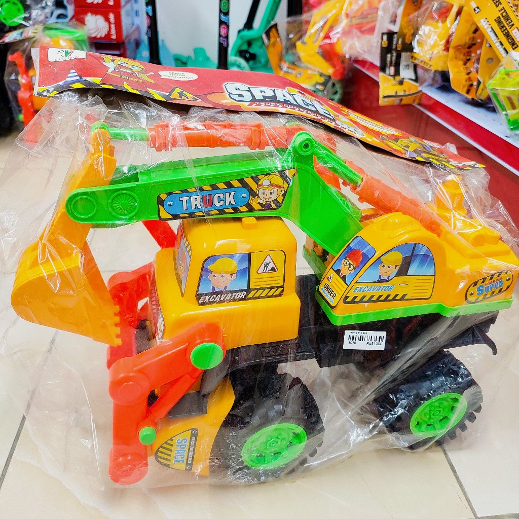 5010 Mainan Anak Laki Laki Truk Excavator Bulldozer Mainan Murah Harga Grosir Bisa COD