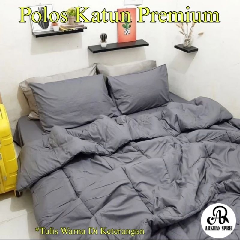 Sprei Polos Katun Premium Sprei Star Polos Warna Ukuran Warna Lengkap