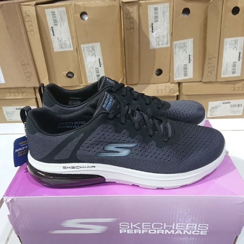 Skechers Go Walk Air Classy Summer Black LT Navy Women