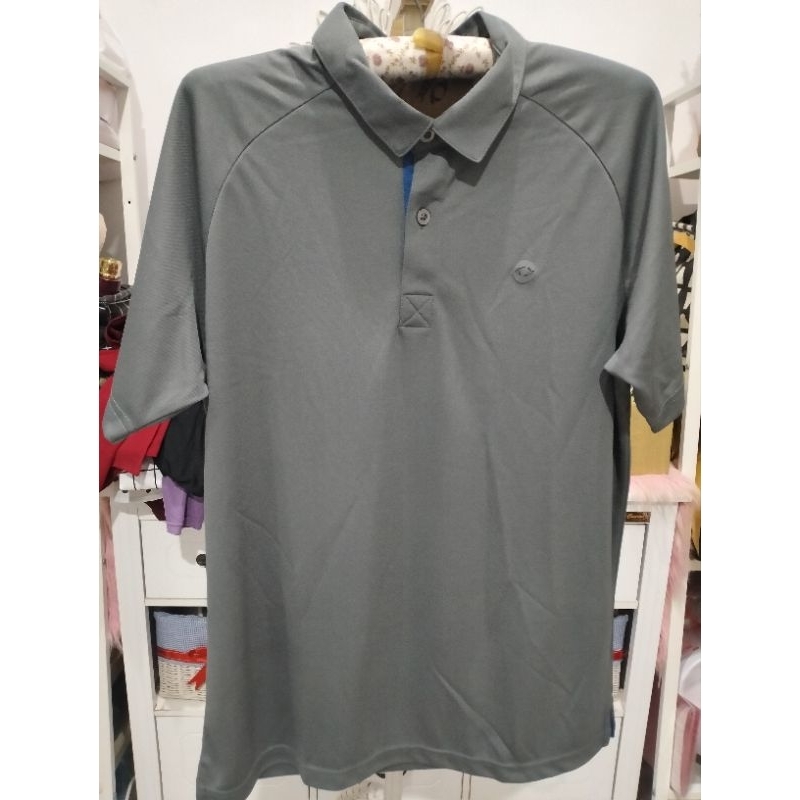 kaos berkerah Astec abu