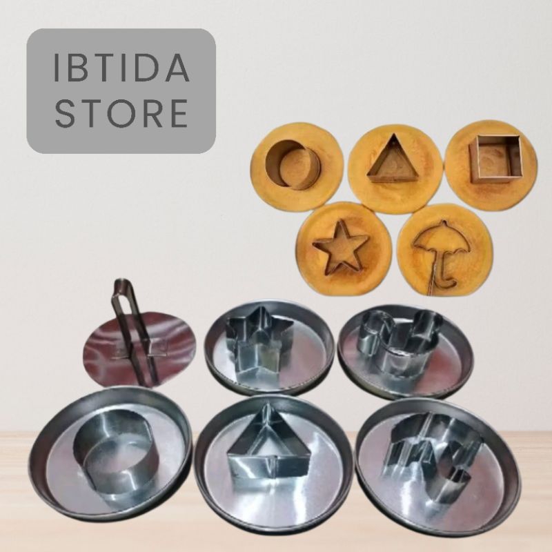 Cetakan Dalgona Candy Ala Squid Game/Cetakan Permen Dalgona