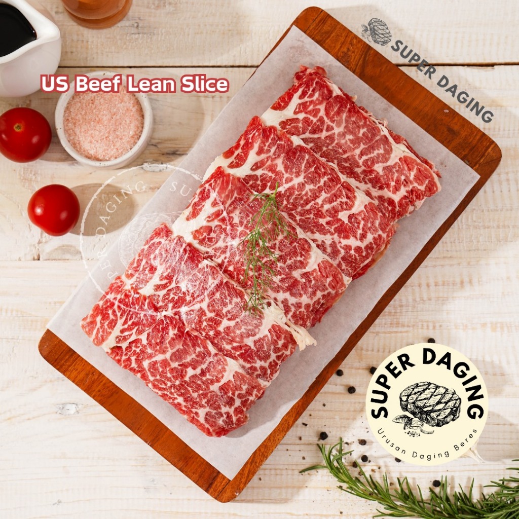 

US Beef Lean Slice Less Fat 250g - Super Daging Malang