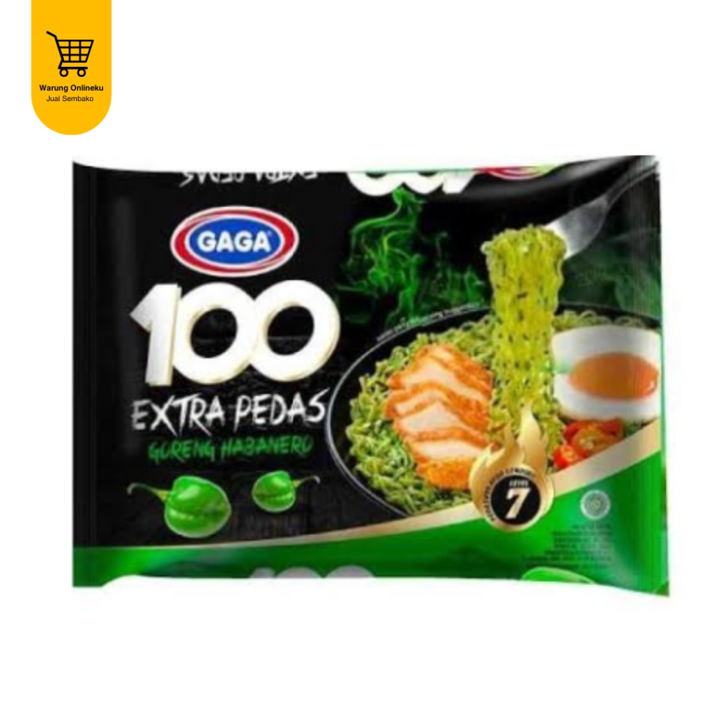 

GAGA MIE 100 EXTRA PEDAS GORENG HABANERO