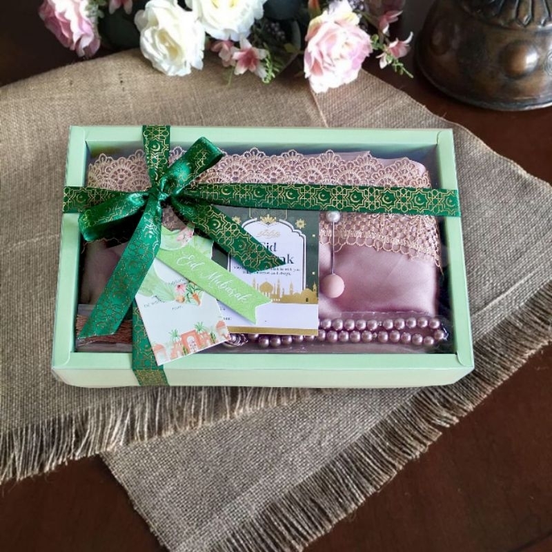 Hampers Mukena Hanum | Hampers lebaran | Mukena premium