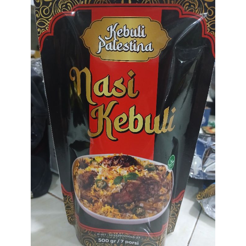 

PAKET NASI KEBULI BUMBU LENGKAP 500G MERK KEBULI PALESTINA EXP 12/2025