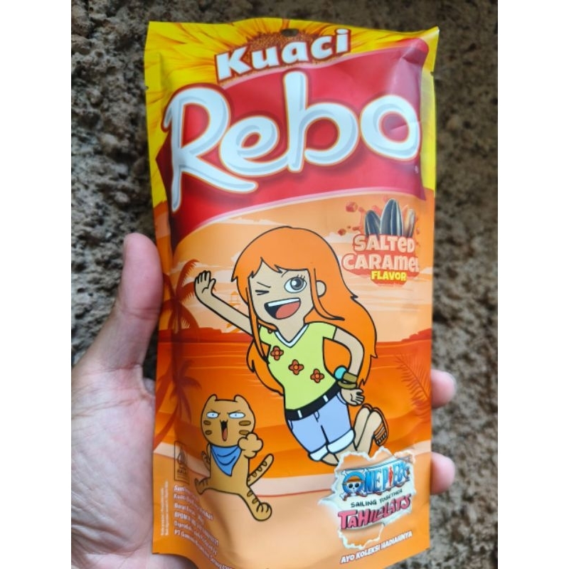 

Kuaci Rebo Salted Caramel Kemasan 140 Gram