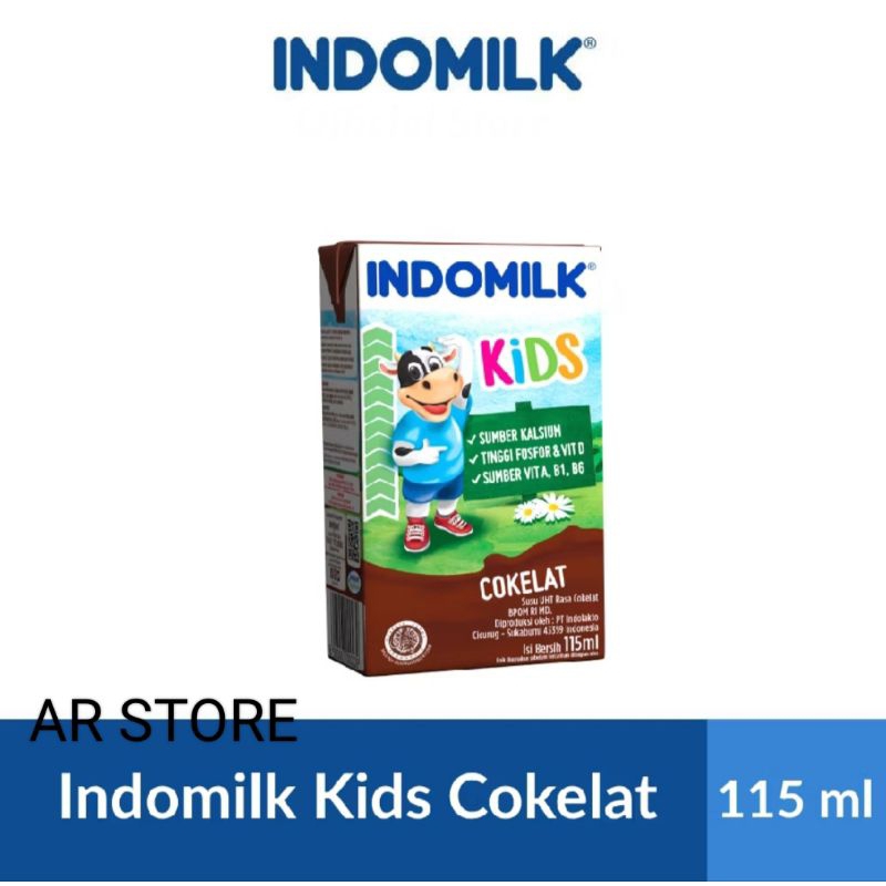 

INDOMILK Kids Susu UHT Chocolate • Strawberry • Vanilla 115 ml