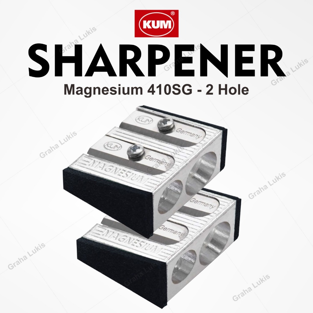 

KUM 410SG MAGNESIUM PENCIL SHARPENER - 2 HOLE
