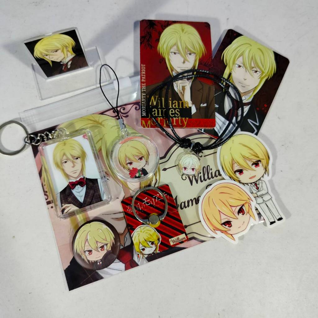 

Hampers Aesthetic Anime Moriarty the Patriot - Kado Ultah William - Gift Wisuda Sherlock - Hadiah Ulang Tahun - Kado Wibu - Hampers Wibu