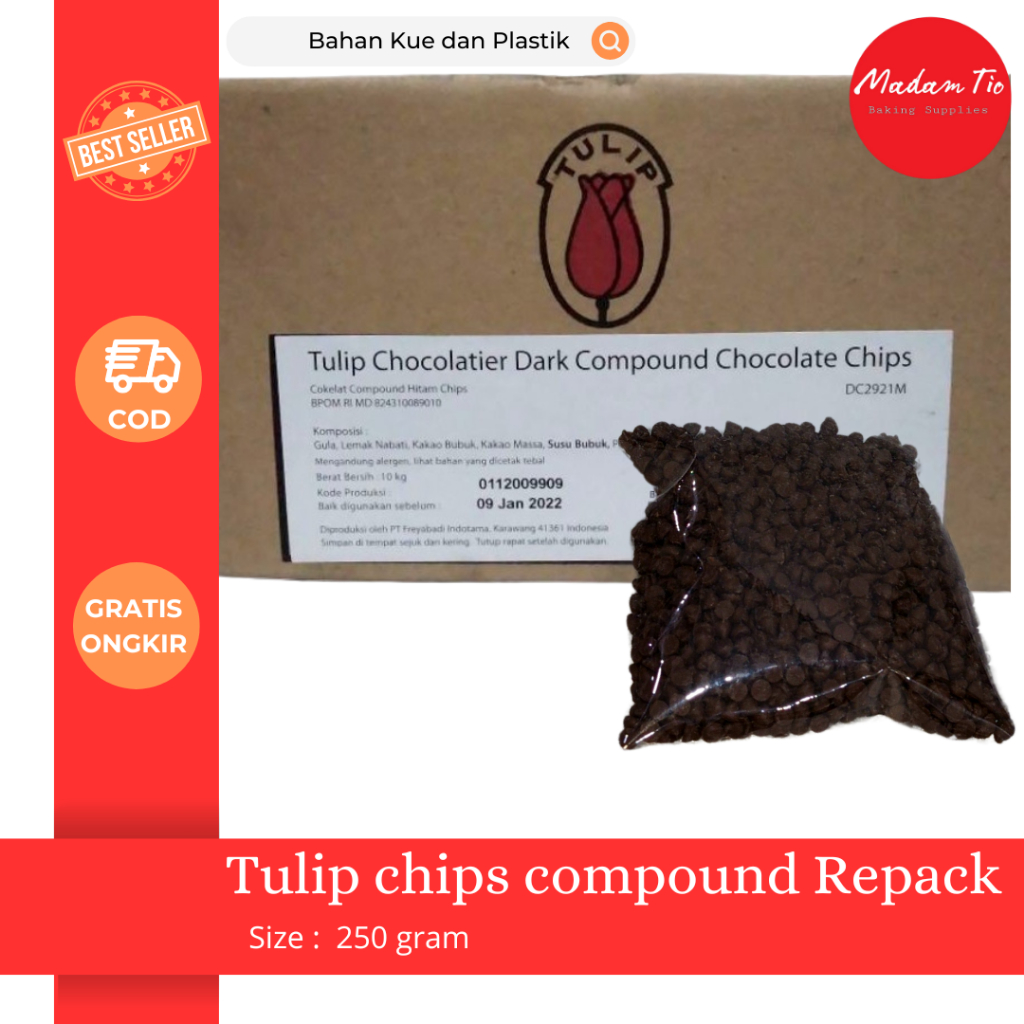 

Tulip Chips Compound 250gram 1pcs