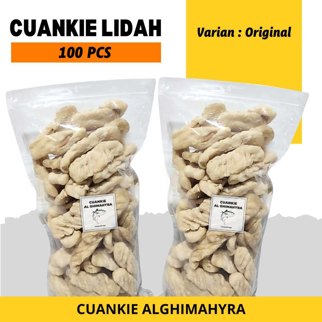 

Cuankie Lidah isi 100 Pcs Cemilan enak gurih Toping Seblak