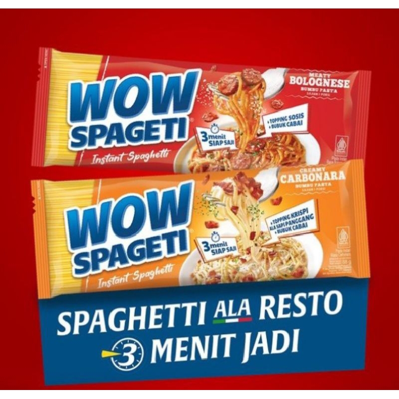

WoW Spaghetti Carbonara dan Bolognesse (Spahgetti Instant)