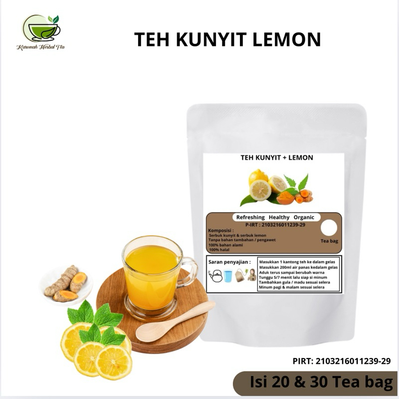 

TEH KUNYIT LEMON isi 30pcs
