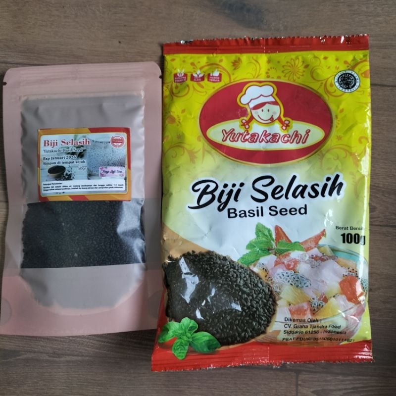 

Biji Selasih Basil premium quality ukuran 50gr 100gr termurah