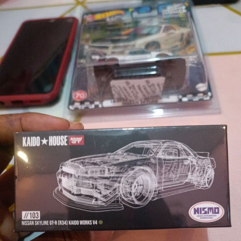 Mini GT Kaido House NISSAN Skyline GT-R (R34) kaido works v4