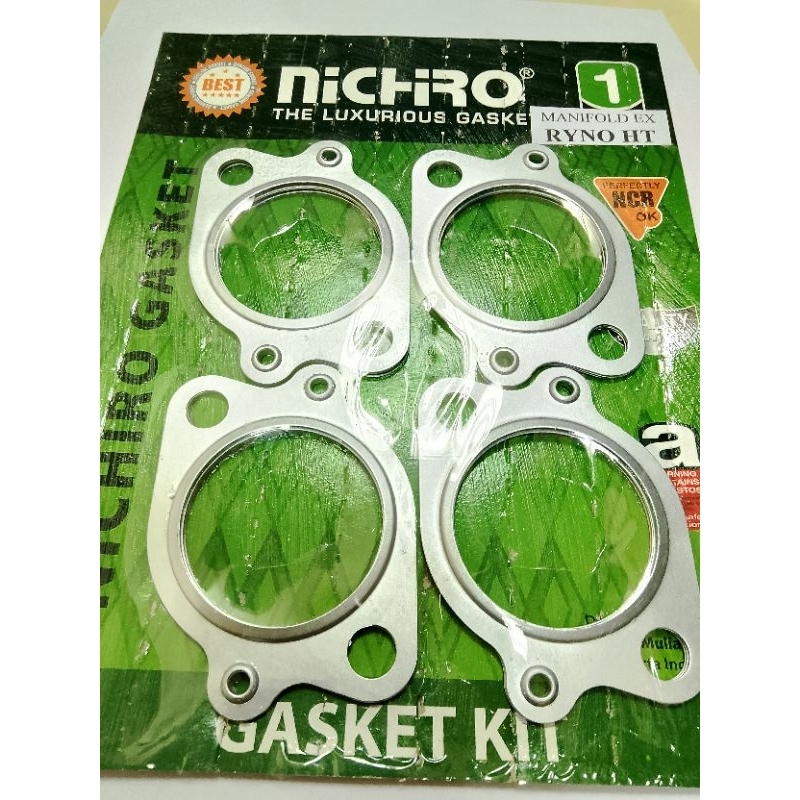 paking manifold ex/api Dyna Hino Dutro HT 125/130/140 1set(isi 4pc)