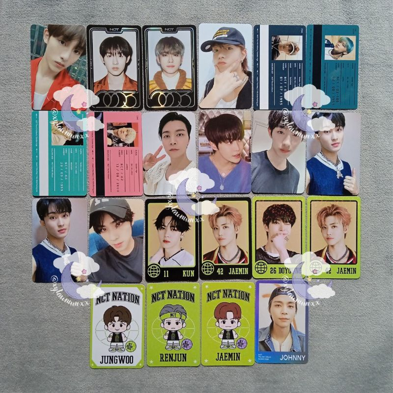 Photocard / PC NCT 127 Dream WayV NCT Nation Special Trading Card