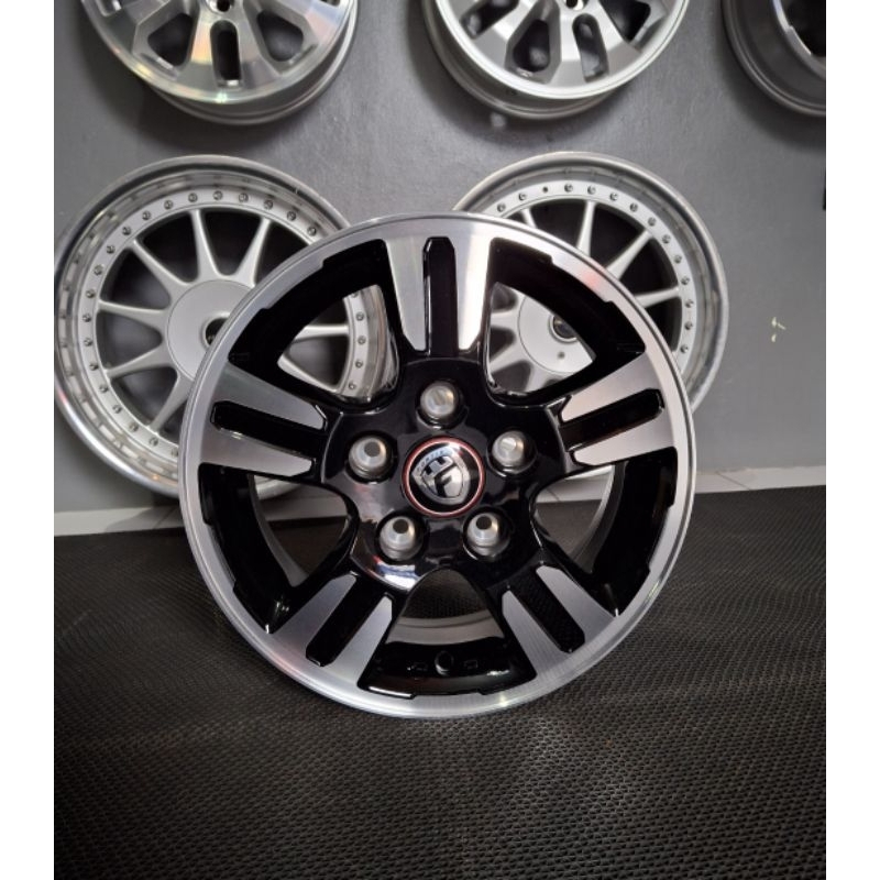 Baru Velg APV Original PAKO R14X5 ET 45 5X114.3 warna Black polis