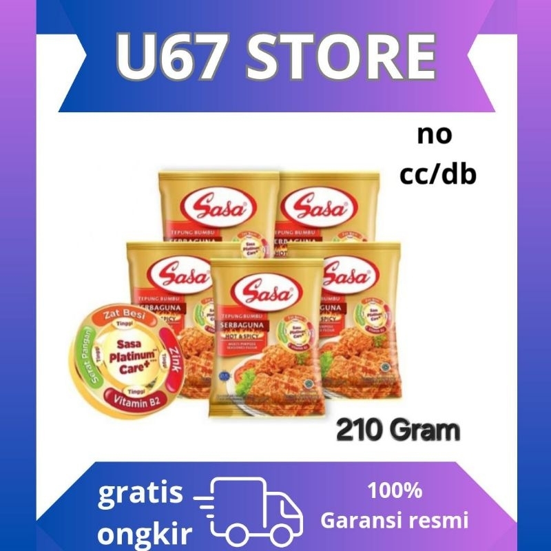 

SASA TEPUNG BUMBU SERBAGUNA HOT dan SPICY 210g