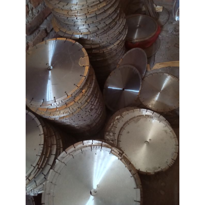 ( COD ) gergaji batu marmer bekas lbr 35cm tbl 1'9 mm,harga paling murah di shoope, terlaris di FB.