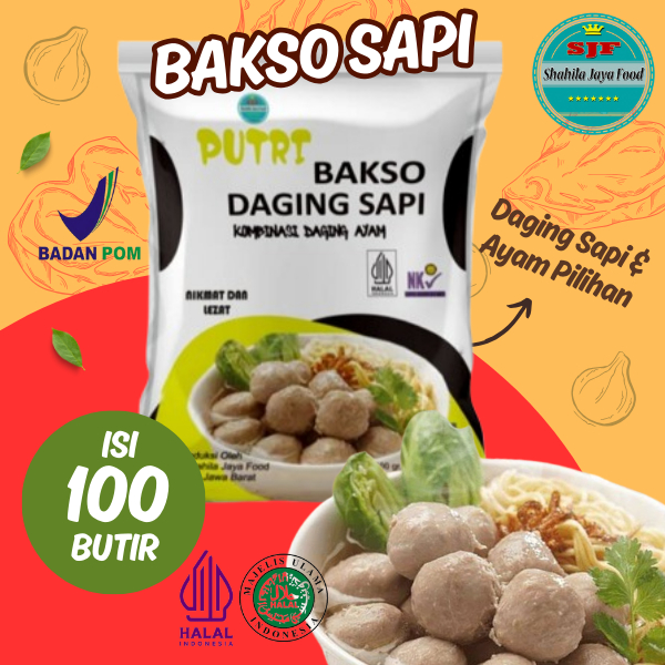 

BAKSO SAPI PUTRI ISI 100 BUTIR