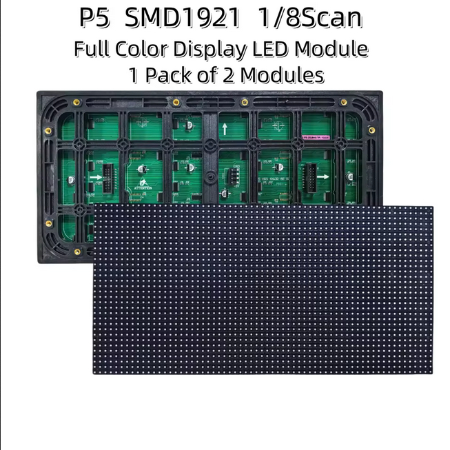 Panel Modul LED P5 SMD RGB Backdrop Vidiotron Outdoor 1920Hz 32x16cm ASLLED AL5