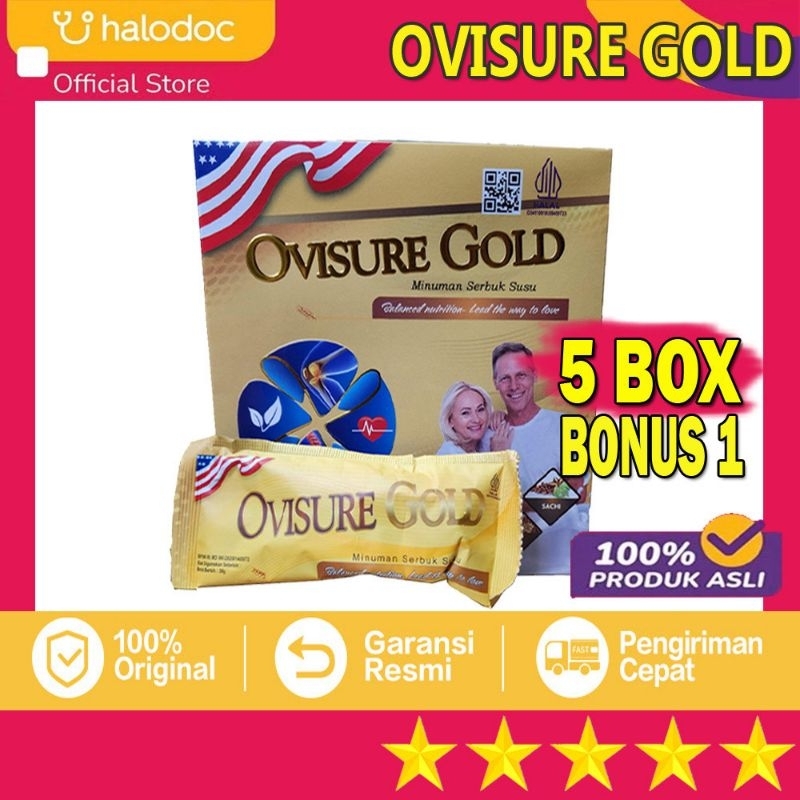 

[PROMO] PAKET 6 BOX OVISURE GOLD ORIGINAL USA - SUSU UNTUK PENGOBATAN TULANG DAN SENDI TERBAIK