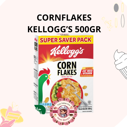

Corn Flakes Kellogg's Sereal Keping Jagung Breakfast Cereal