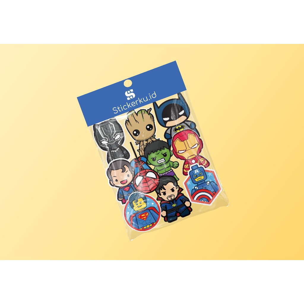 

Sticker Marvel Vinyl Waterproof - Stiker aesthetic case hp helm tumblr koper Superhero