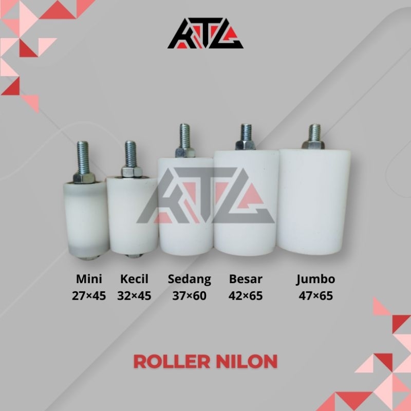 ROLLER NILON || RODA NILON || Roda Pagar Nilon | Ukuran komplit