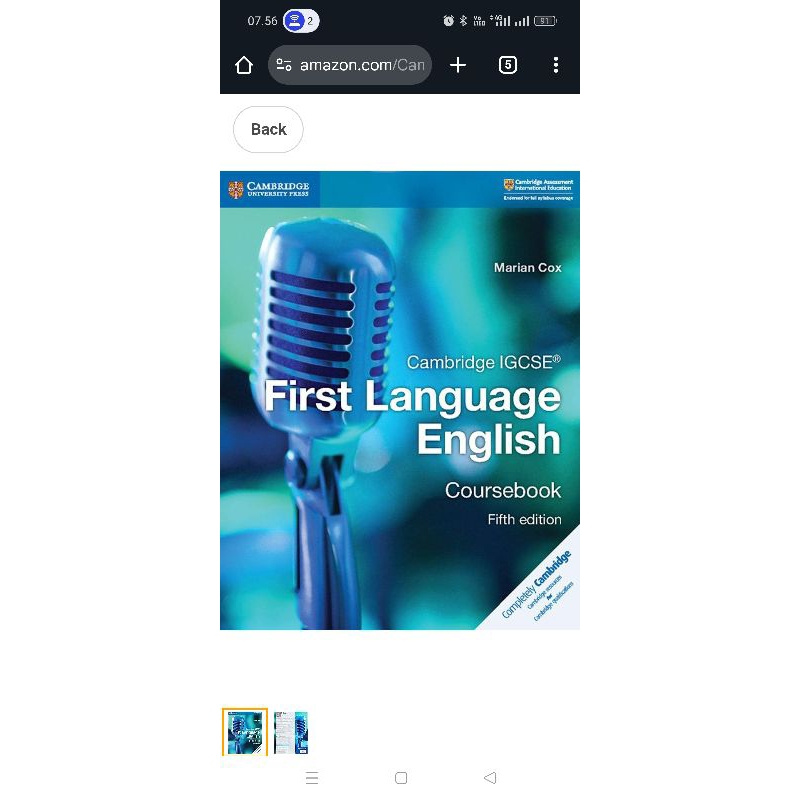 Cambridge IGCSE First Language English Coursebook